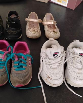 Lotto 4 scarpe baby neonati bambini new balance fi