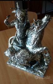 statua Guglielmo Gusella placcata argento 