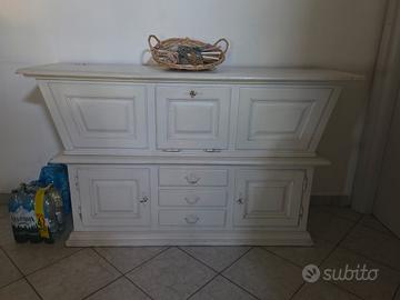 madia in legno massello