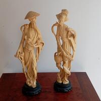 Statuette cinesi di avoriolina