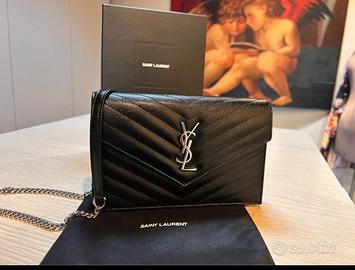 POCHETTE ENVELOPE CON CATENA CASSANDRE YSL