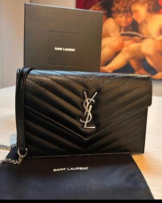 POCHETTE ENVELOPE CON CATENA CASSANDRE YSL