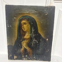 Quadro antico madonna addolorata