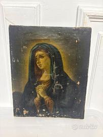 Quadro antico madonna addolorata