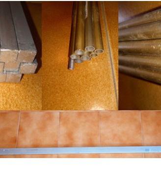 Barre alluminio 2 m x10 mm forme varie a pezzo