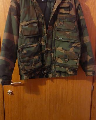 Completo militare mimetico giacca + pantaloni