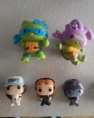 Lotto personaggi Stranger Things+ Hello Kitty TMNT