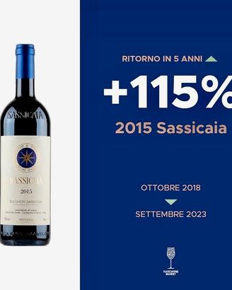 Sassicaia 2015 2016