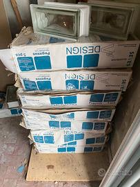 MATTONCINI vetrocemento bianco