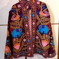Giacca indiana ricamata a mano - NUOVA 🌺