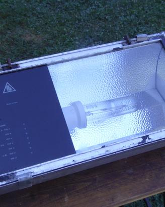 Lampione con lampada allo iodio 100w