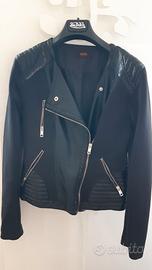 Giubbino donna nero Von Dutch finta pelle