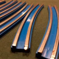 Lego 7855 - Binari elettrificati curvi blu