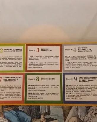 La Bella Musica Italiana - Box RCA 9 LP Incompleto