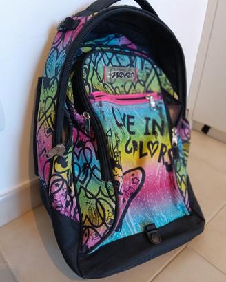 Zaino scuola Seven 7.1 con trolley removibile 