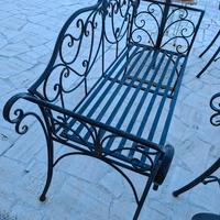 Divanetti in ferro da giardino