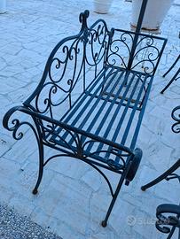 Divanetti in ferro da giardino