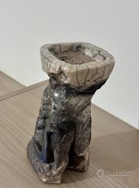 Scultura in ceramica -Raku tecnica giapponese 1600