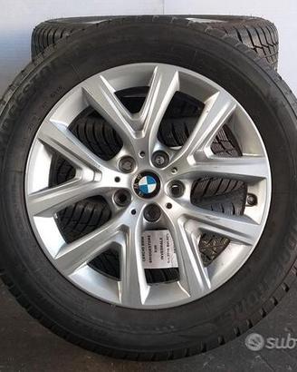4 gomme e cerchi bmw bridgestone 205 60 17 br222