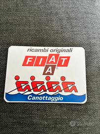 Adesivo vintage Fiat