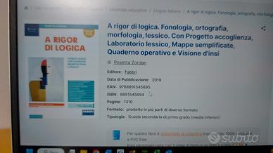 A RIGOR DI LOGICA ISBN 97888915445695
