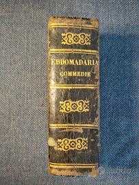 Raro e antico libro raccolta di commedie 1829-1833