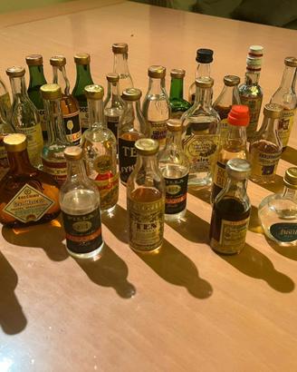 Bottiglie liquore da collezione