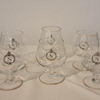 🍷Set 6 Bicchieri da brandy o cognac Napoléon.