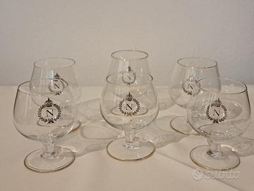 🍷Set 6 Bicchieri da brandy o cognac Napoléon.