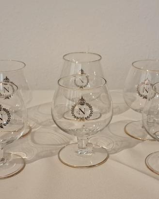 🍷Set 6 Bicchieri da brandy o cognac Napoléon.