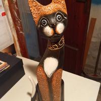 GATTO IN LEGNO 