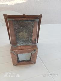 lanterna in rame  15 cm  x 15 cm  