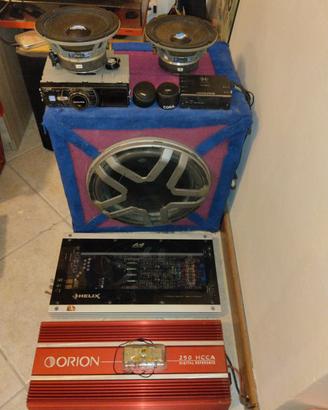 impianto car audio alpine orion helix coral jl