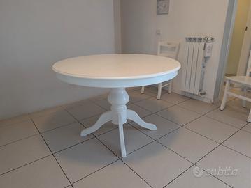 Tavolo stile shabby chic 120cm allungabile