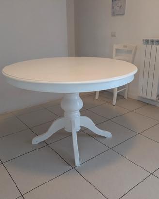Tavolo stile shabby chic 120cm allungabile