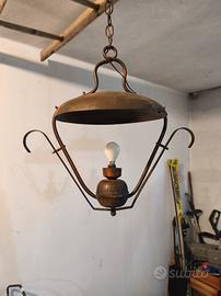 lampada a sospensione vintage 