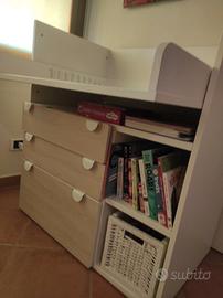 Fasciatoio con cassettiera Smastad