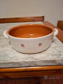 Terrina/zuppiera in terracotta