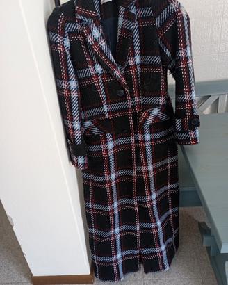 cappotto lungo blu