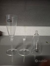 Bicchieri flûte in plastica