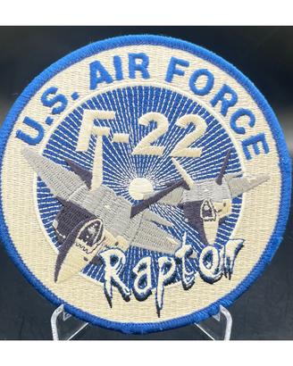 Patch Ricamata U.S. Air Force F-22 Raptor