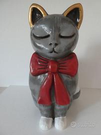 THUN Gatto Leonardo grigio vintage