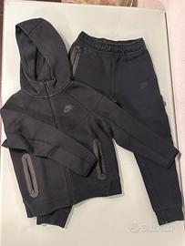 Tuta completa Nike Tech nera bambino