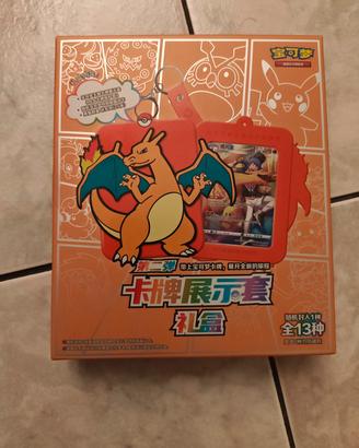Pokémon TCG Charizard Card Display Frame Gift Box
