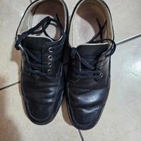 Scarpe uomo in pelle nera n 42