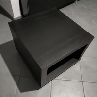 Tavolino legno e porta tv 55x55x45h con ruote