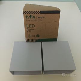 Set di 2 Applique da Parete LED