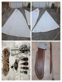 Barca a vela Ricambi Set Vele Bozzelli Timone