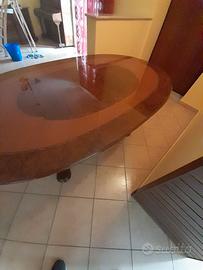Set Sala da Pranzo: Tavolo Ovale e 6 sedie 