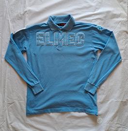 Polo Kappa azzurra maniche lunghe M – Mondiali cic